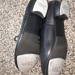 Black tap shoes